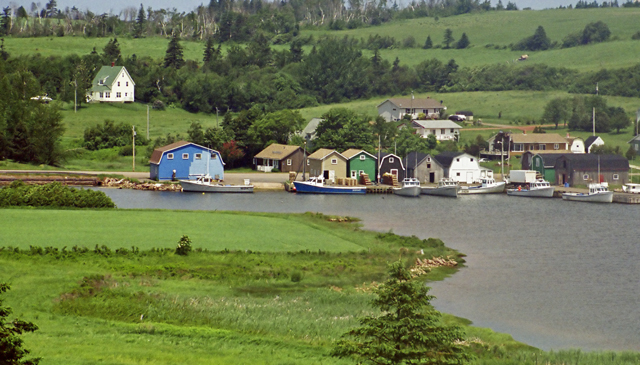 Fishing shacks, PEI