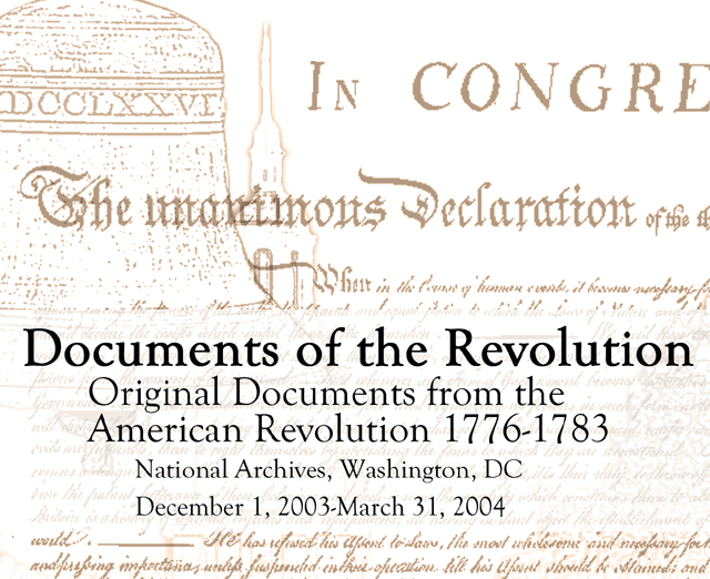 Revolutionary documents poster