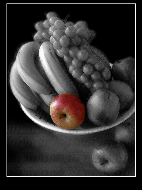 Black & White Fruit