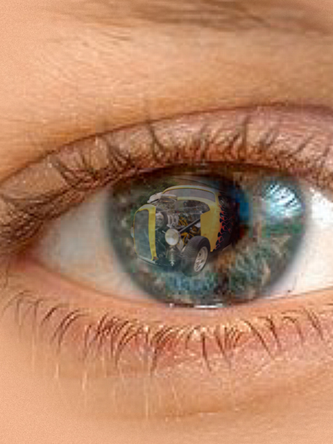 Car Eye Reflection